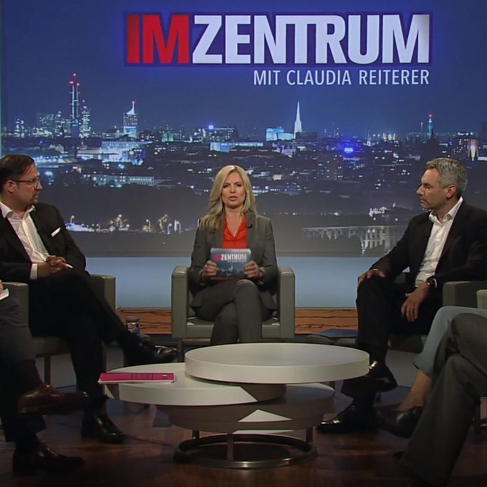 "Im Zentrum" mit Claudia Reiterer" zum Thema: Misstrauen, Rache und Intrigen - Wie heftig wird der Wahlkampf?