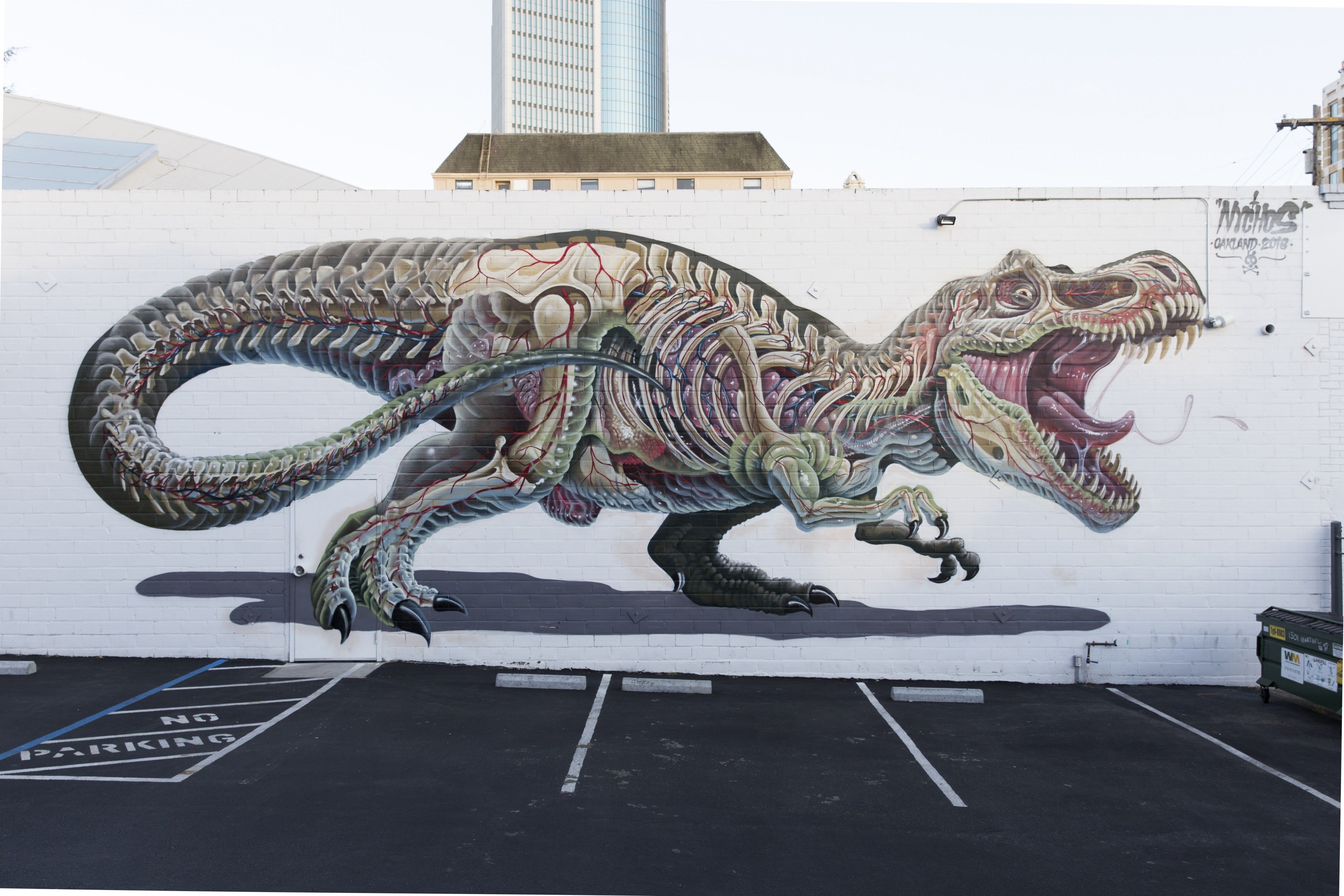 Streetart von Nychos. Streetart von Nychos.