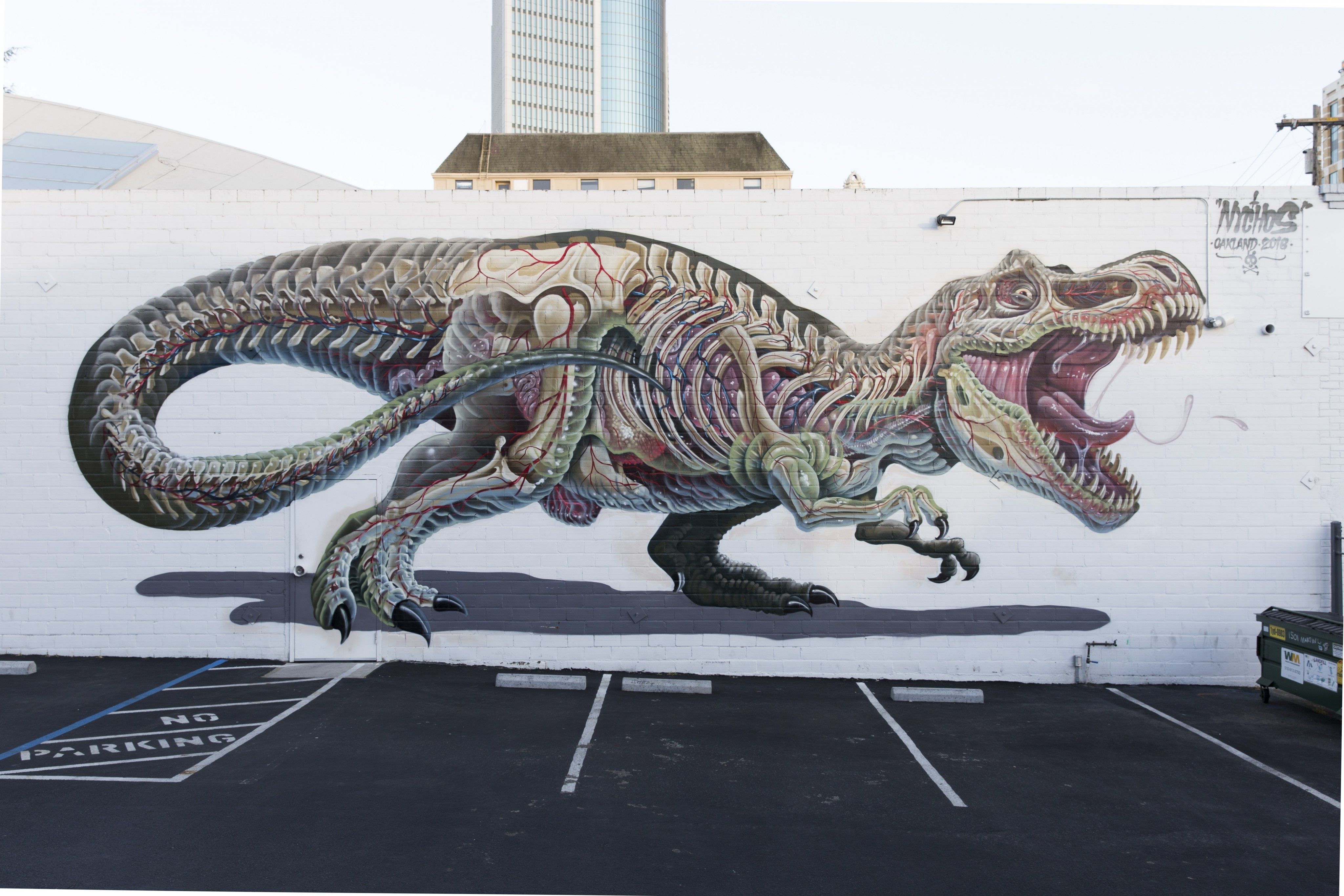 Streetart von Nychos.