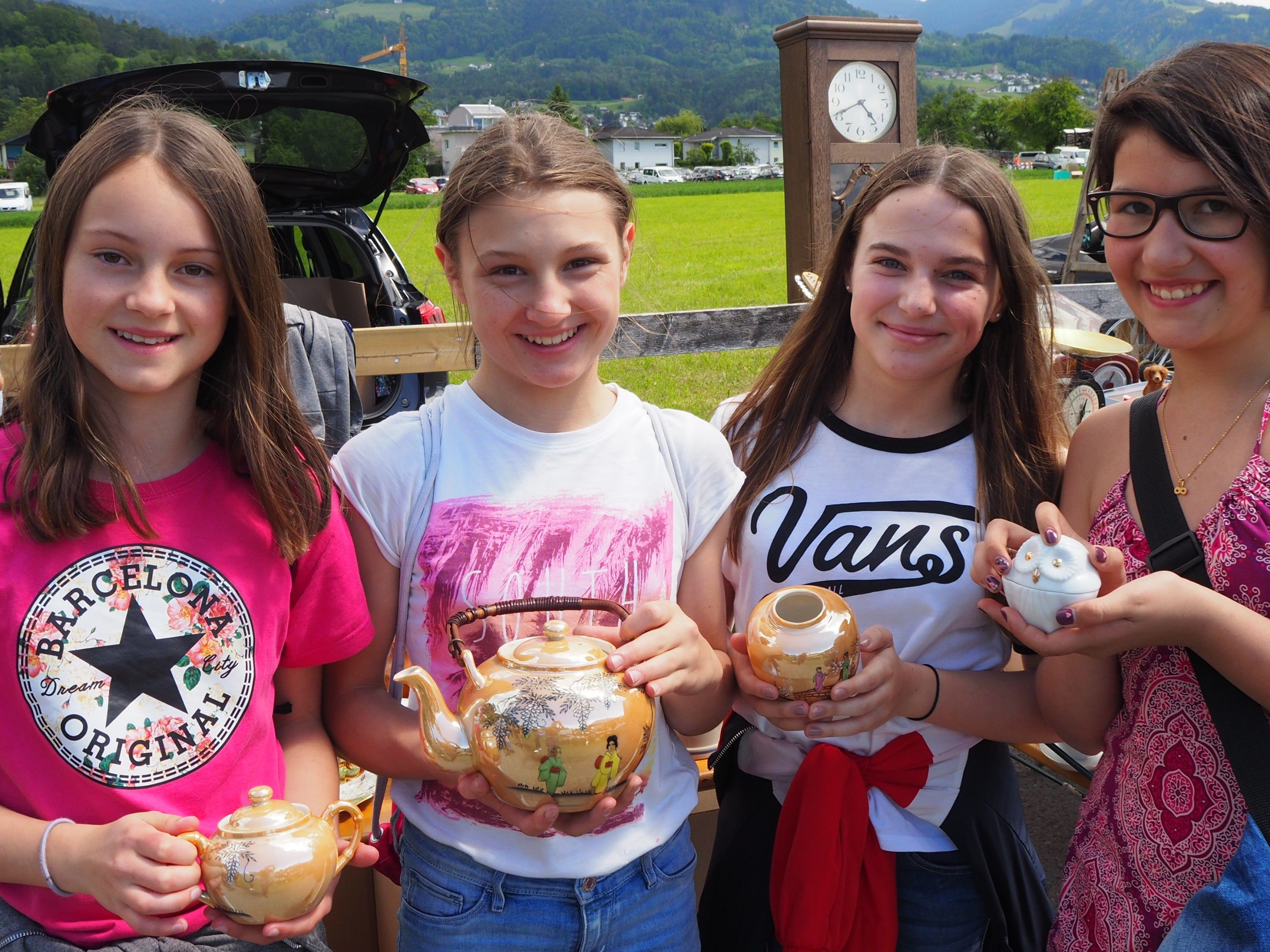 Reiche Beute für Lena, Susanna, Valeria und Sara