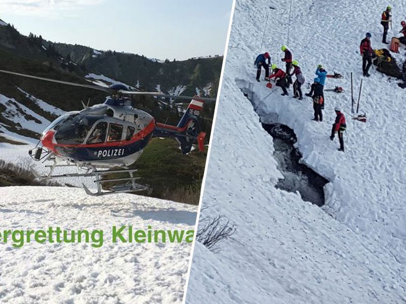 Im Bereich des Schneelochs sei die Schneedecke etwa sechs Meter dick