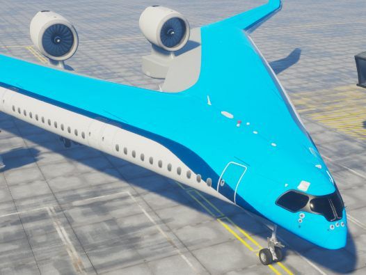 So soll der "Flying-V" aussehen. So soll der "Flying-V" aussehen.