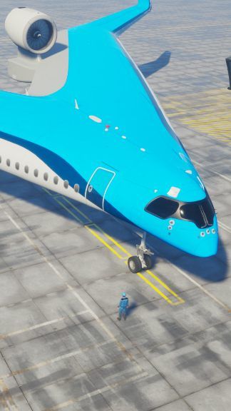 So soll der "Flying-V" aussehen.