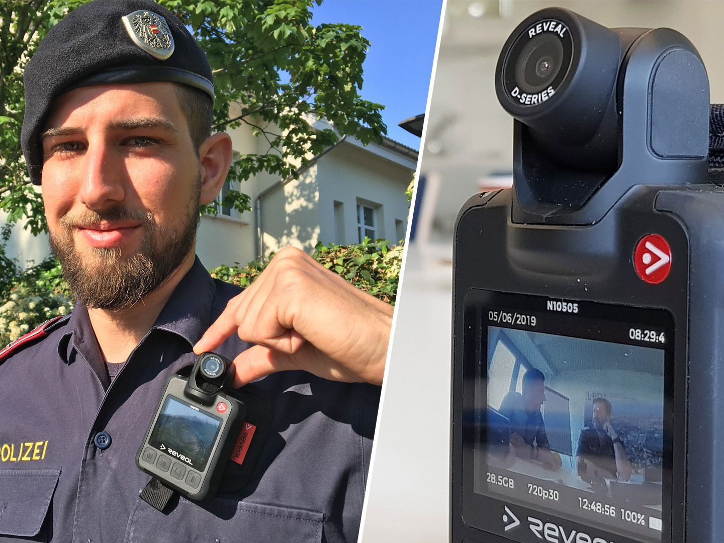 Zehn Bodycams hat die Polizei in Vorarlberg derzeit.