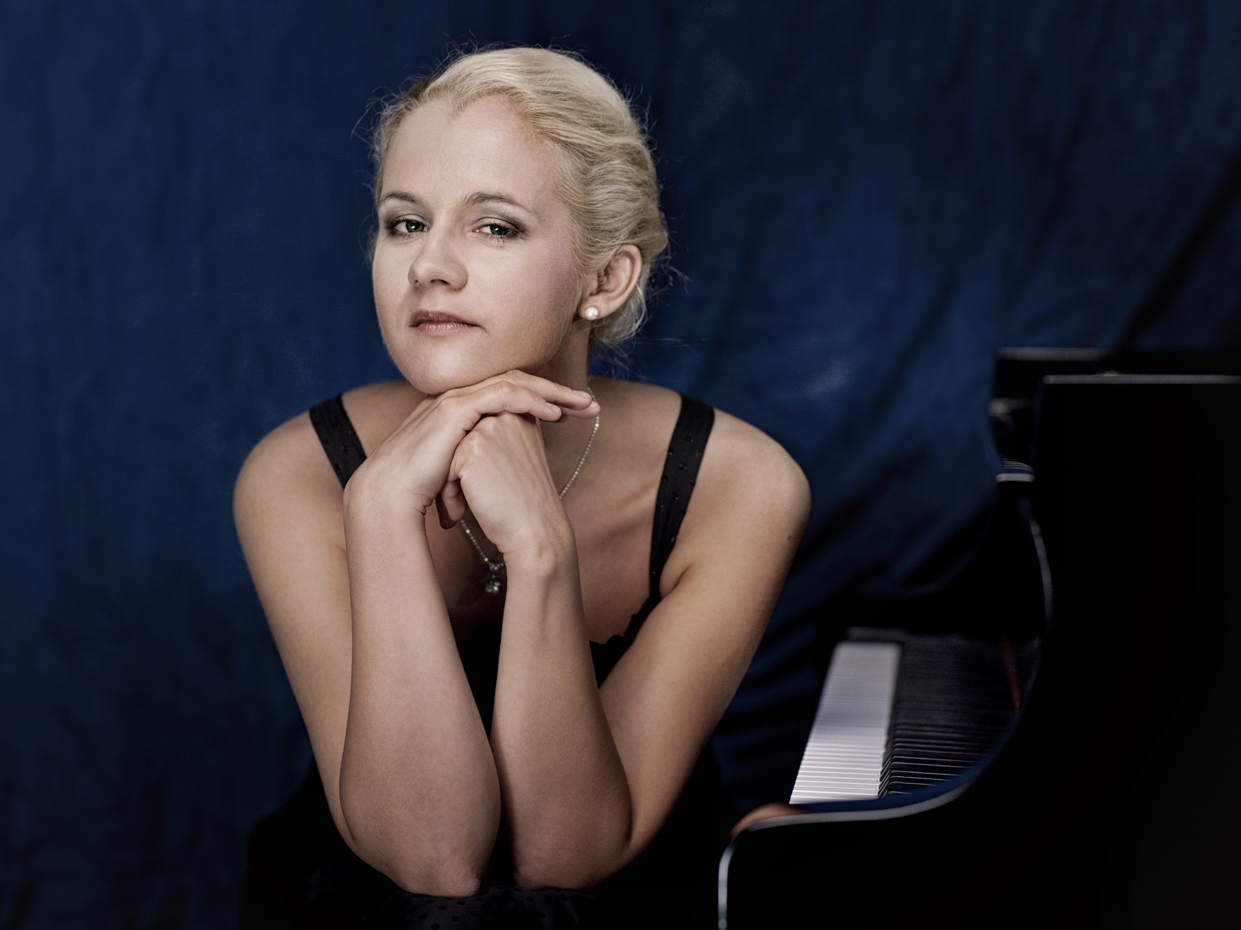 Die polnische Meisterpianistin Aleksandra Mikulska spielte im Pförtnerhaus.