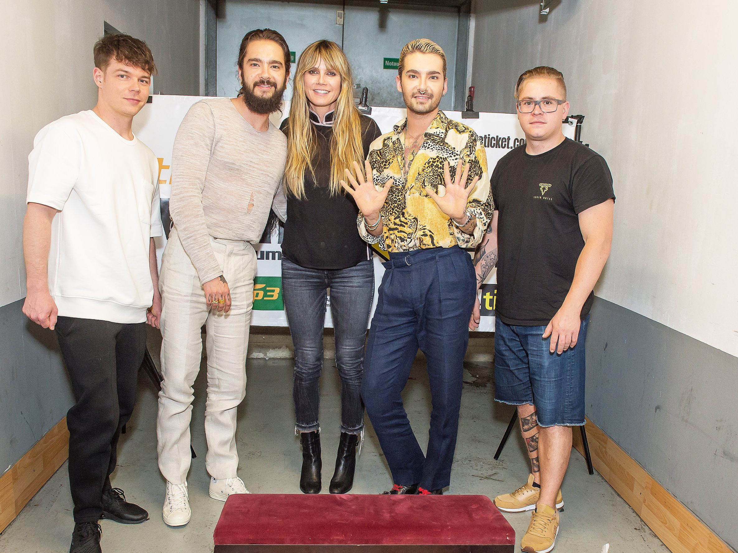 Heidi Klum verbrachte ihren Geburtstag in Wien.