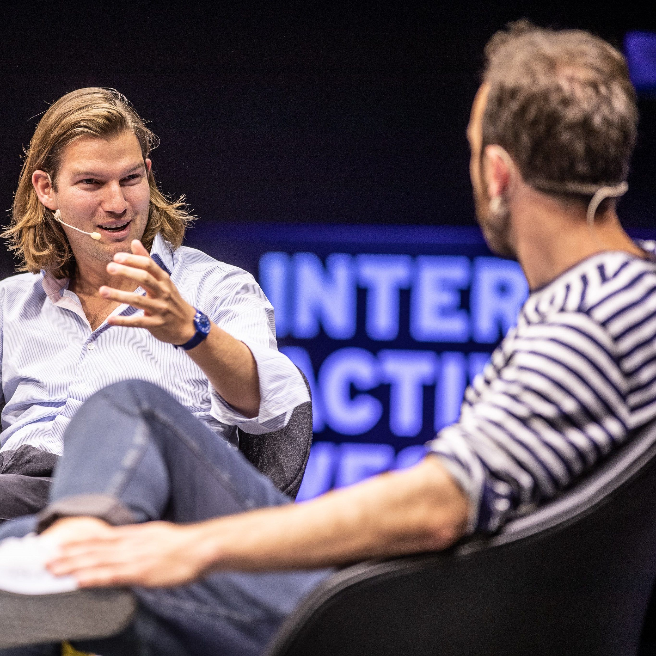 Valentin Stalf bei der Interactive West.