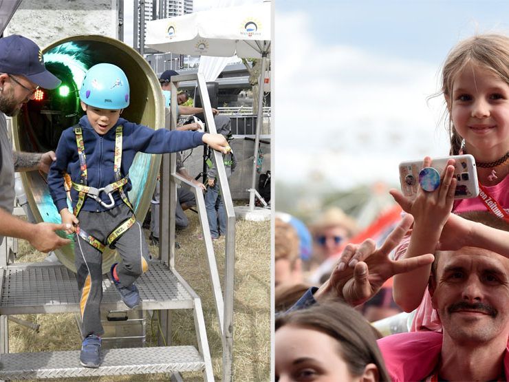 Auch für Kinder wird am Donauinselfest wieder einiges geboten Auch für Kinder wird am Donauinselfest wieder einiges geboten