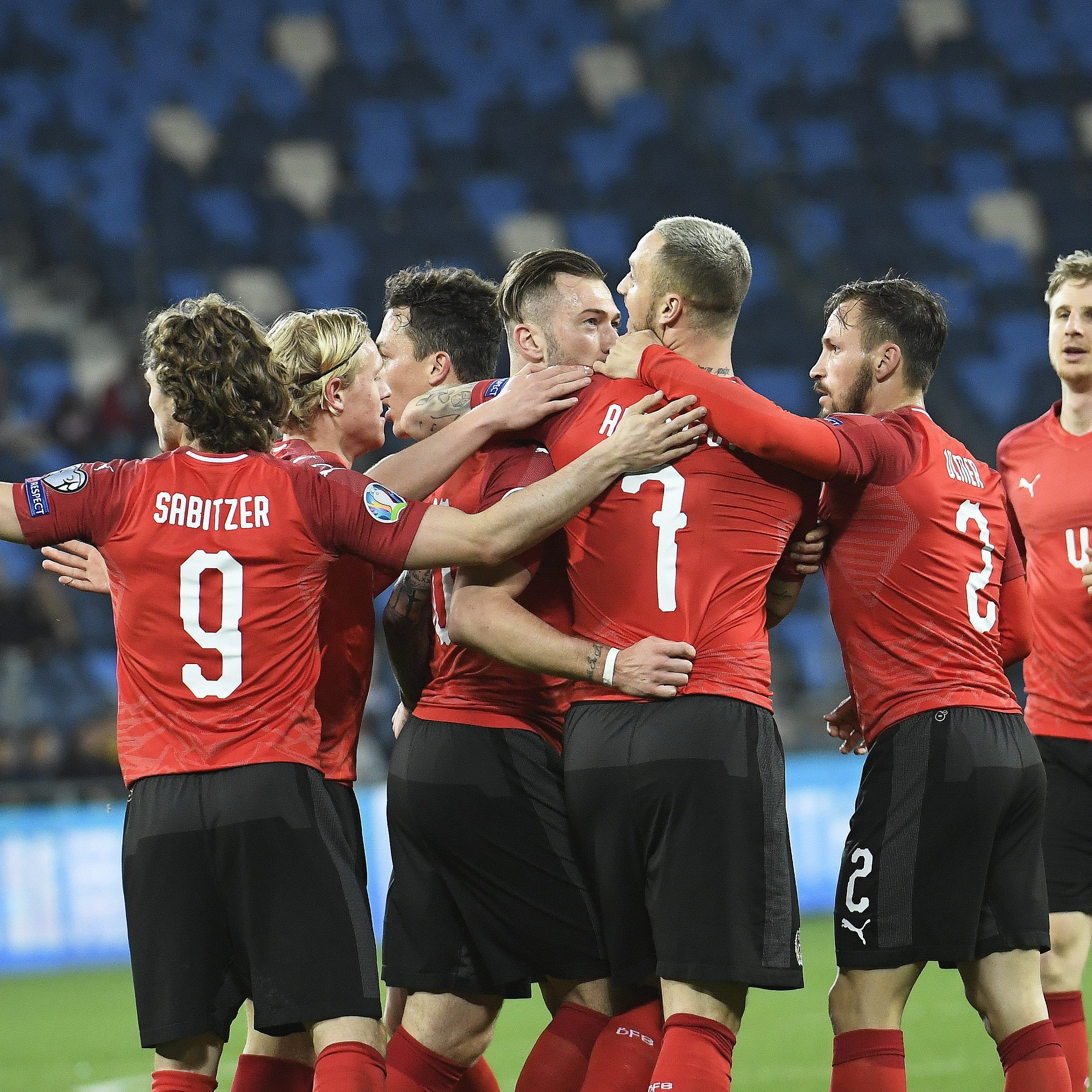 LIVE-Stream und TV-Übertragung zum EM-Qualimatch Österreich gegen Slowenien.