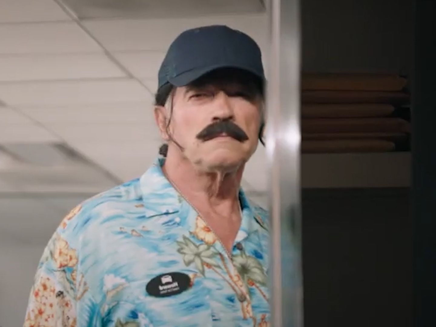 Schwarzenegger mimte einen fiesen Gebrauchtwarenhändler. Schwarzenegger mimte einen fiesen Gebrauchtwarenhändler.