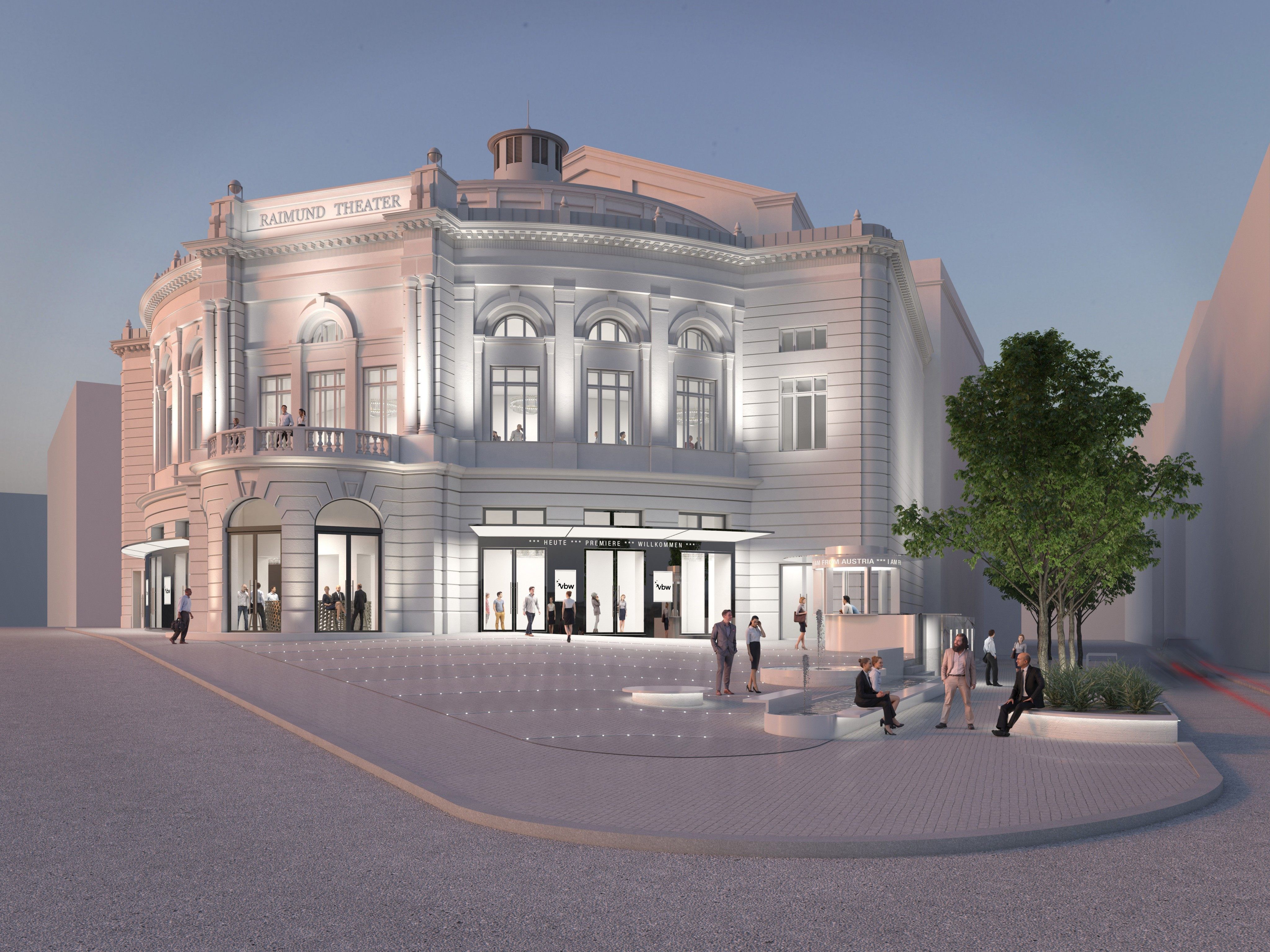 Eine kleine Vorschau des Raimund Theaters im Jahr 2020. Eine kleine Vorschau des Raimund Theaters im Jahr 2020.