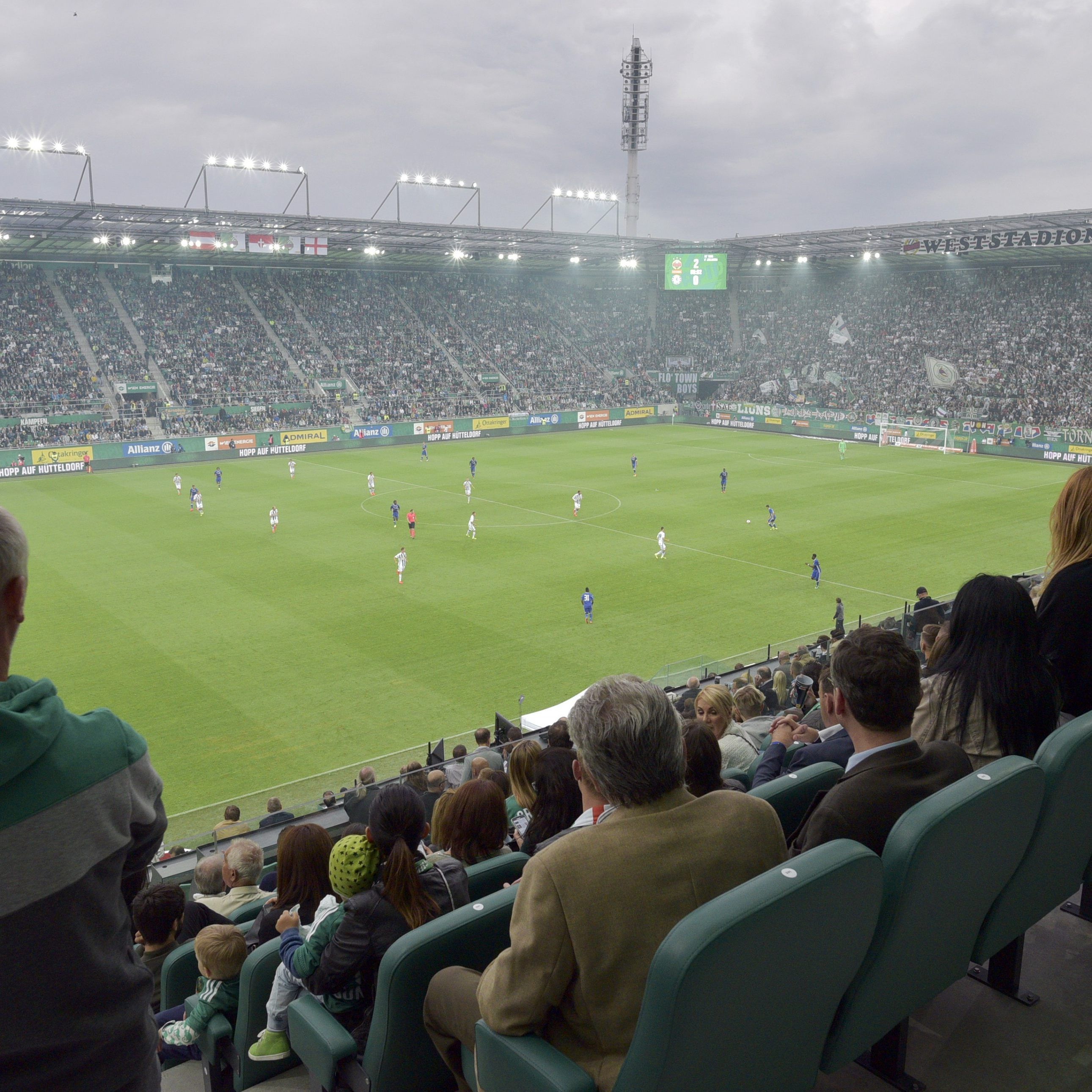 Rapid Wien blieb trotz Rückgang Zuschauermagnet.