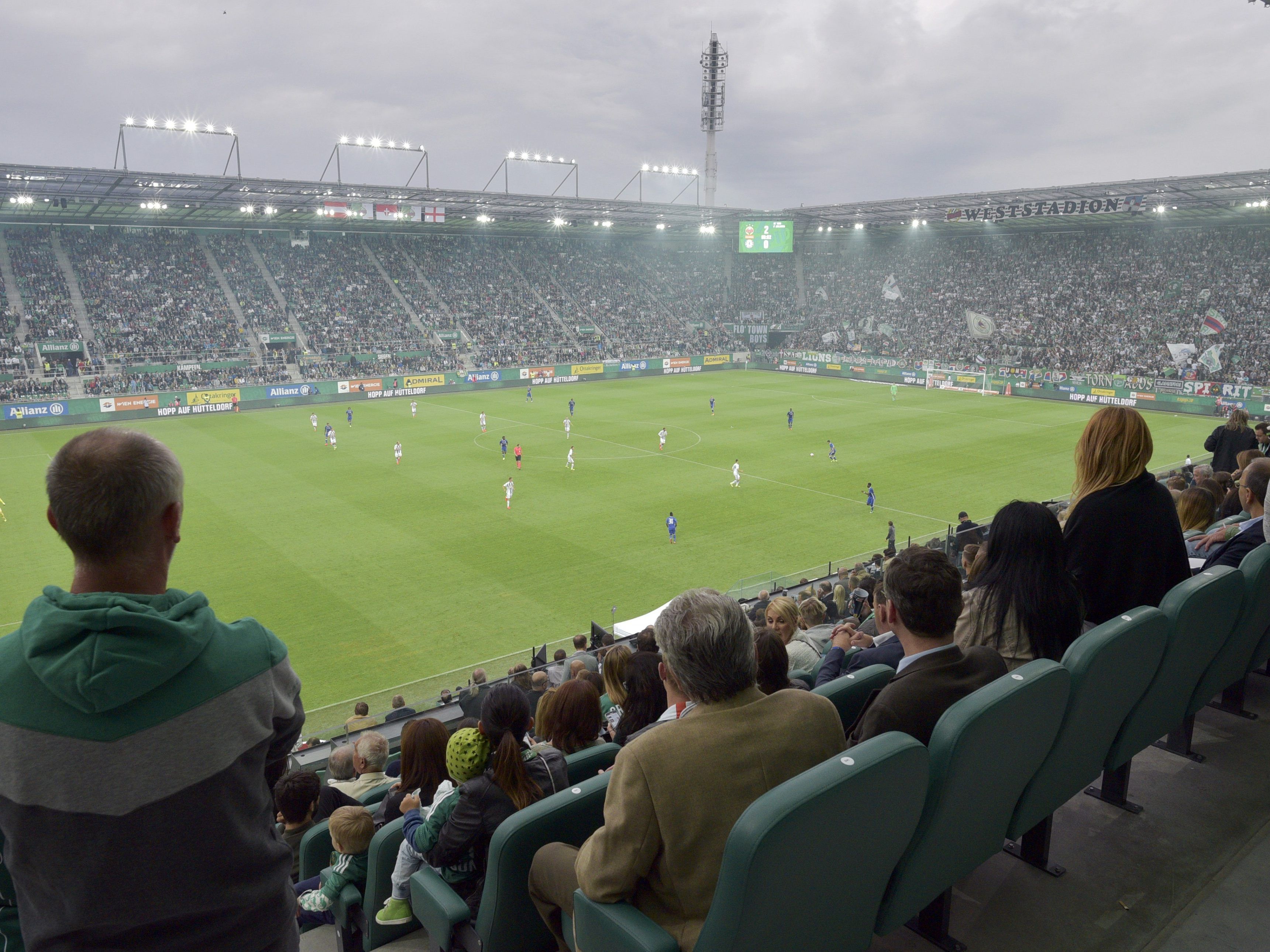 Rapid Wien blieb trotz Rückgang Zuschauermagnet. Rapid Wien blieb trotz Rückgang Zuschauermagnet.