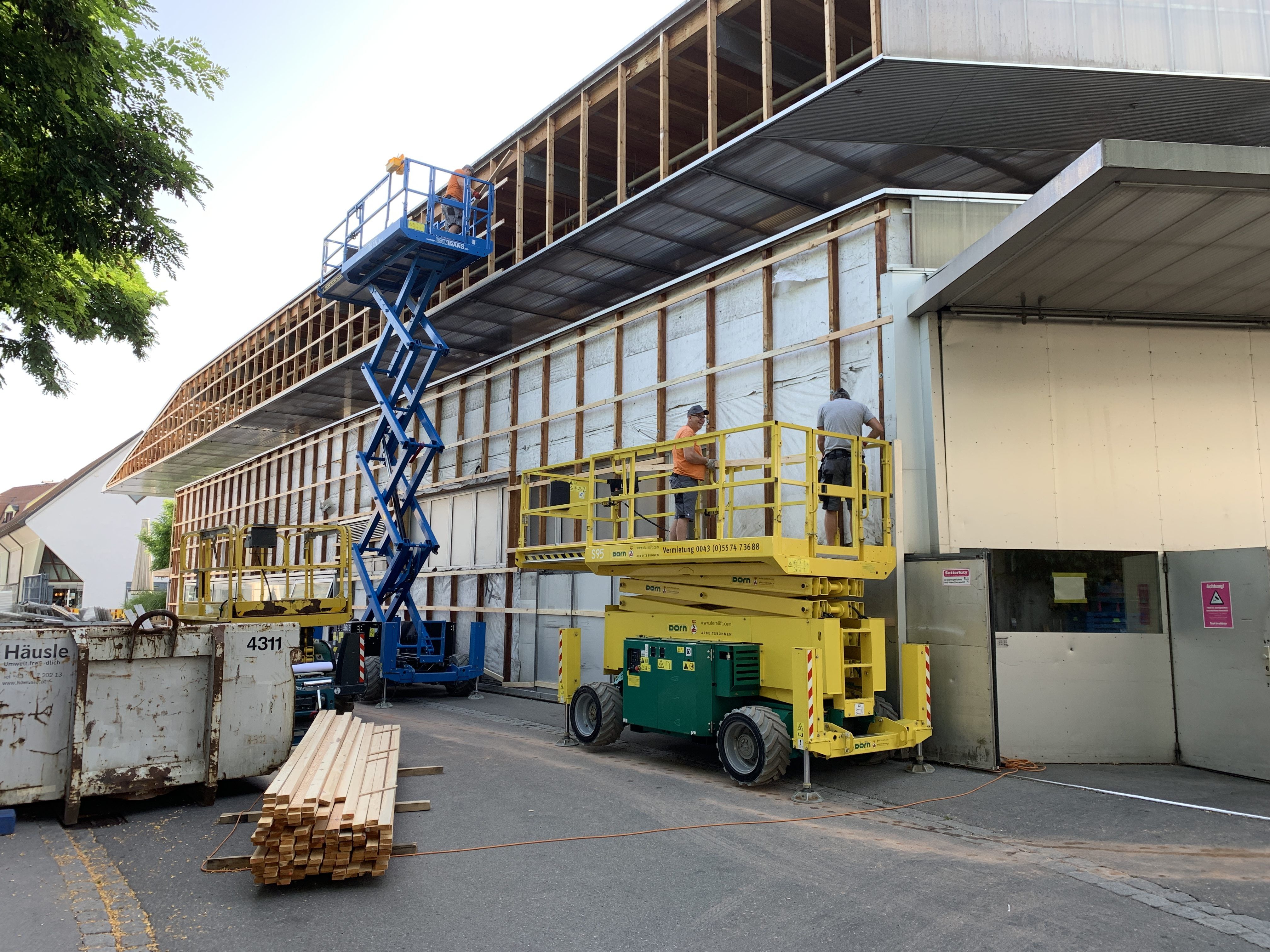 Sutterlüty erneuert die Kirchpark-Fassade.