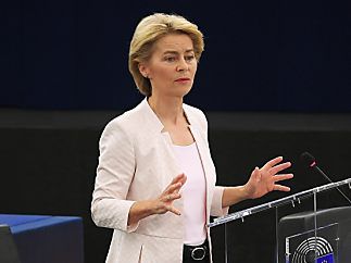 Bewerbungsrede von der Leyens im Europaparlament