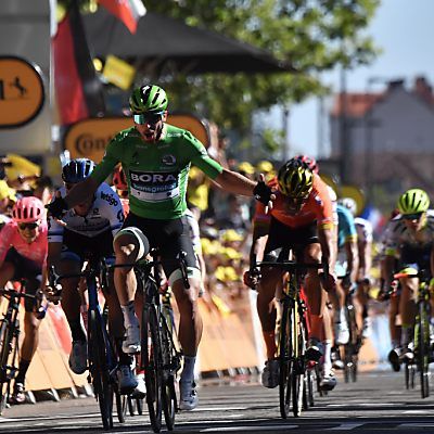 Slowake Peter Sagan gewann die fünfte Etappe