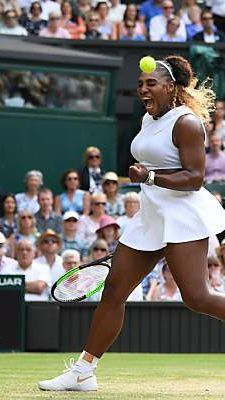Serena Williams jubelt über ihren elften Finaleinzug in Wimbledon