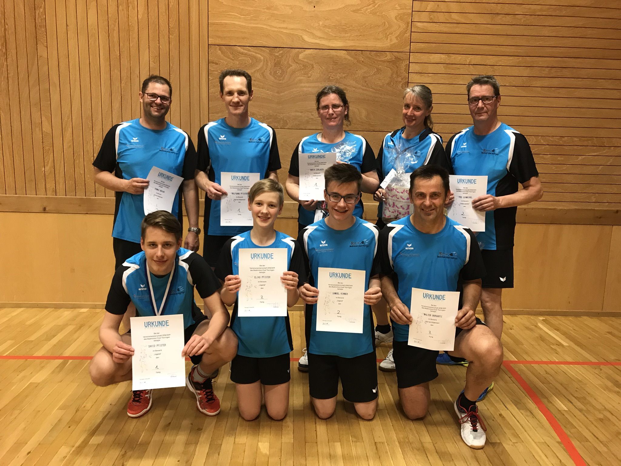 Gruppenfoto der Teilnehmer der Allg. Klasse