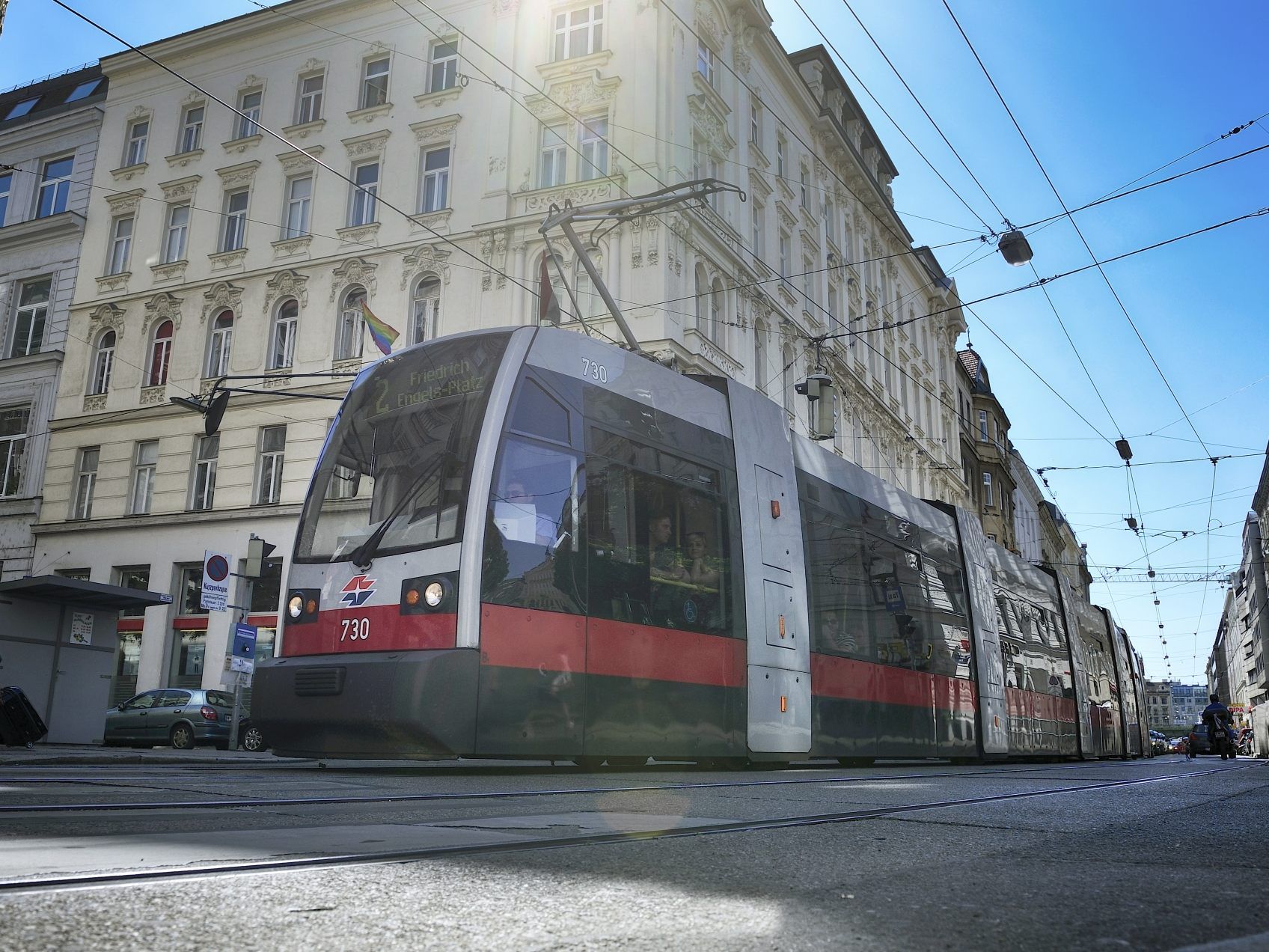 Wegen eines Fahrleitungsschadens kam es in Wien zu Kurzführungen mehrerer Bim-Linien.
