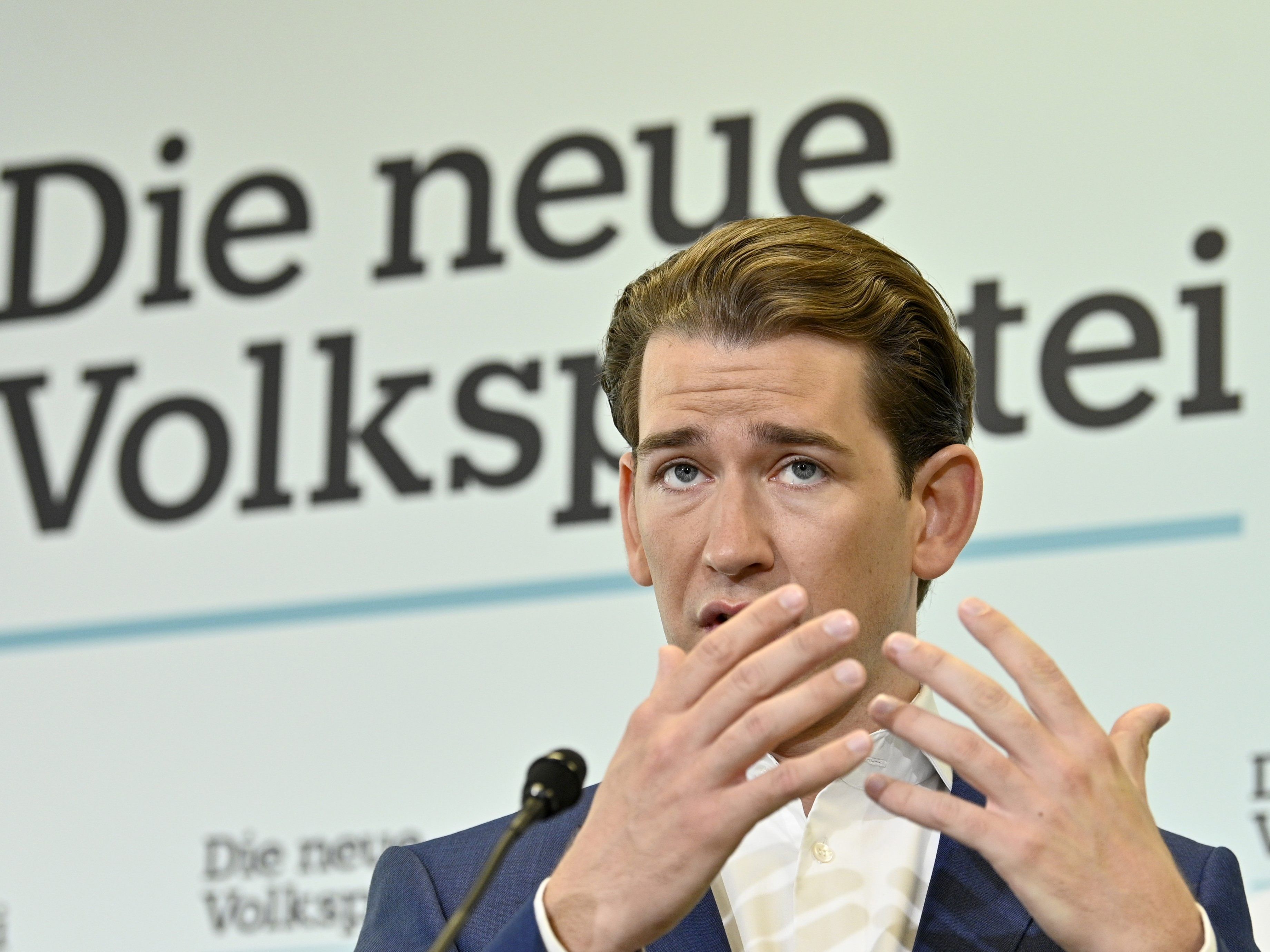 Kurz will die Veränderung mit allen Mitteln bekämpfen.
