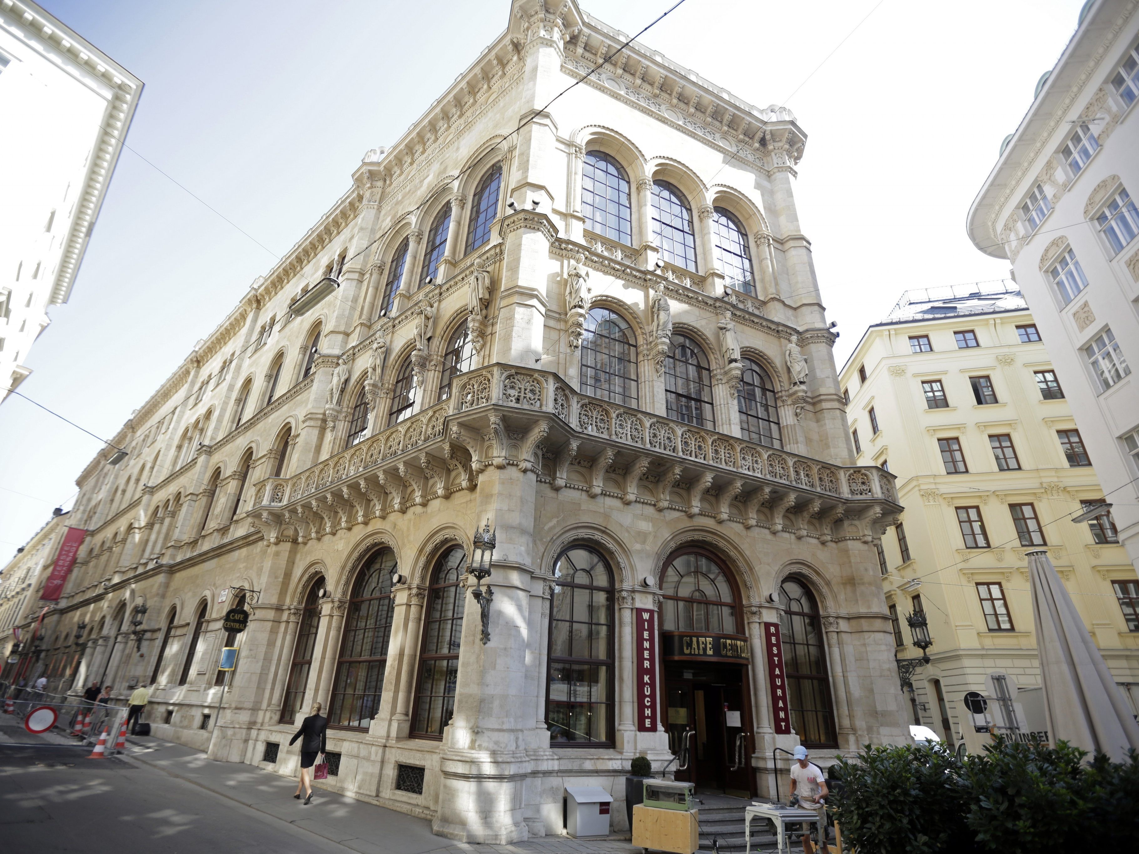 Heute kam es zu der Evakuierung des Cafe Central in der Wiener Innenstadt.