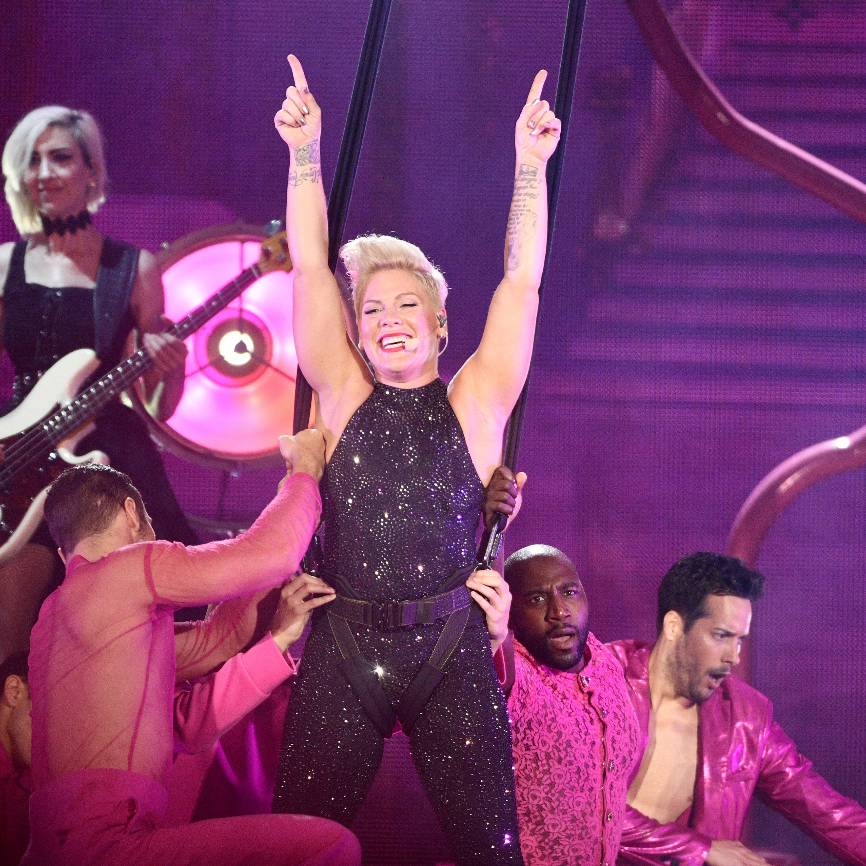 57.000 Besucher waren beim Pink-Konzert im Wiener Ernst Happel Stadion.