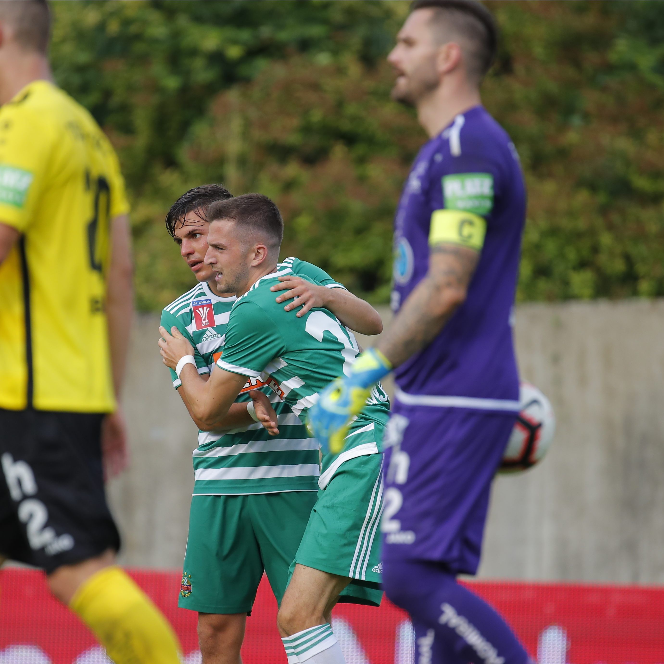 Rapid erreichte damit als elfter und letzter Bundesligist die zweite Runde.