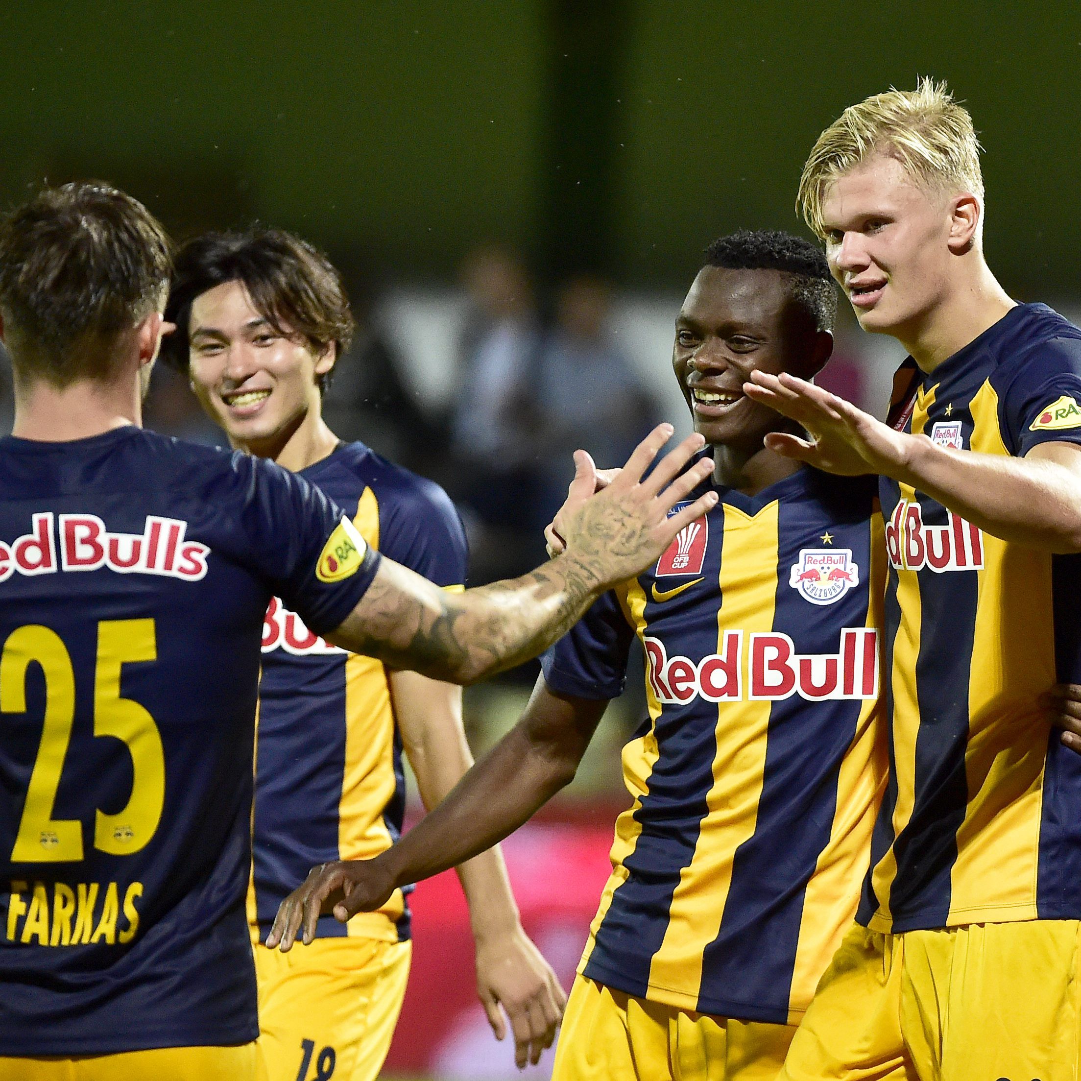 Red Bull Salzburg siegte in der 1. Runde des ÖFB-Cups mit 7:1 über Parndorf.