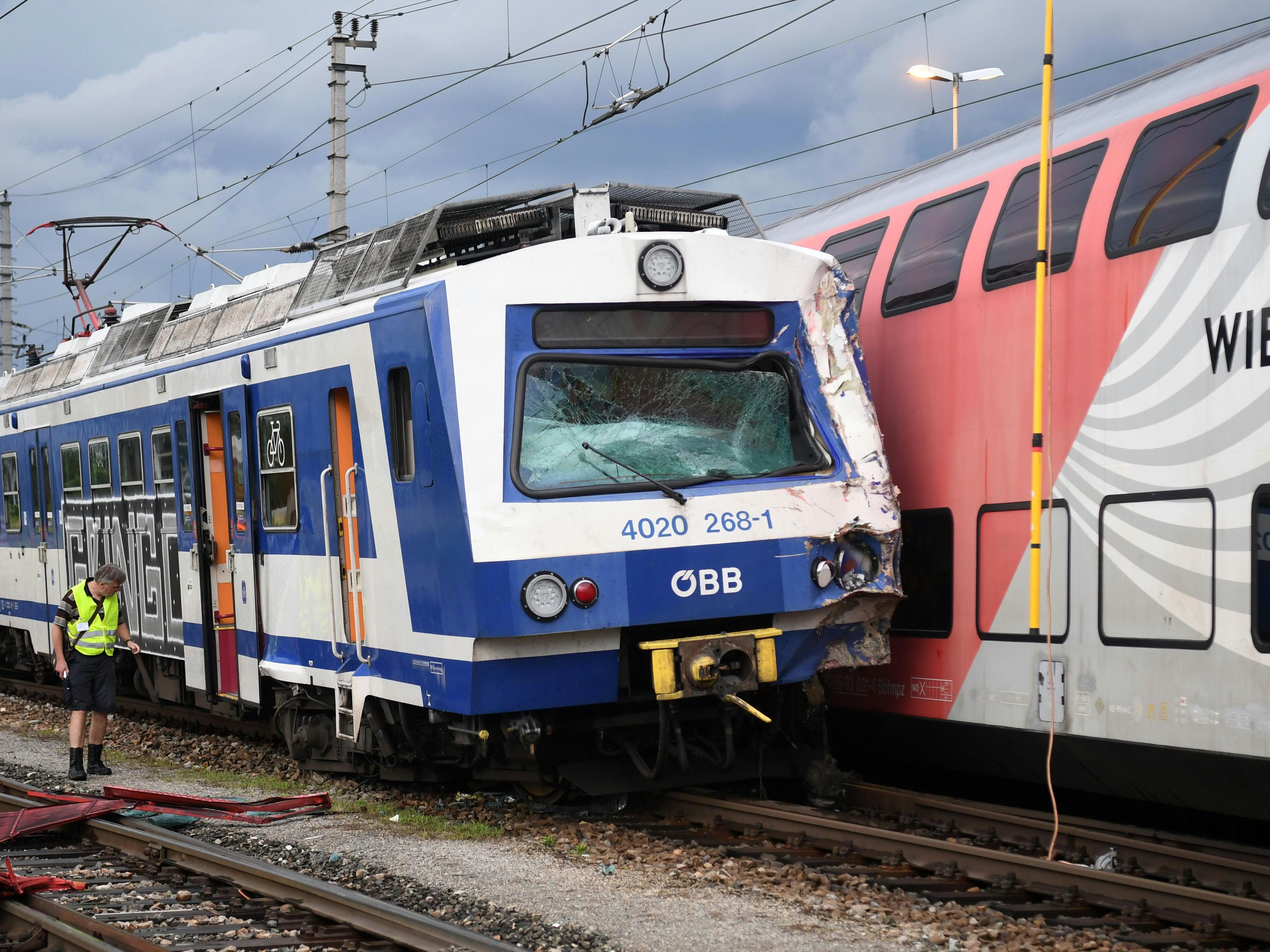 Das zugsunglück ereignete sich in Wien-Floridsdorf.