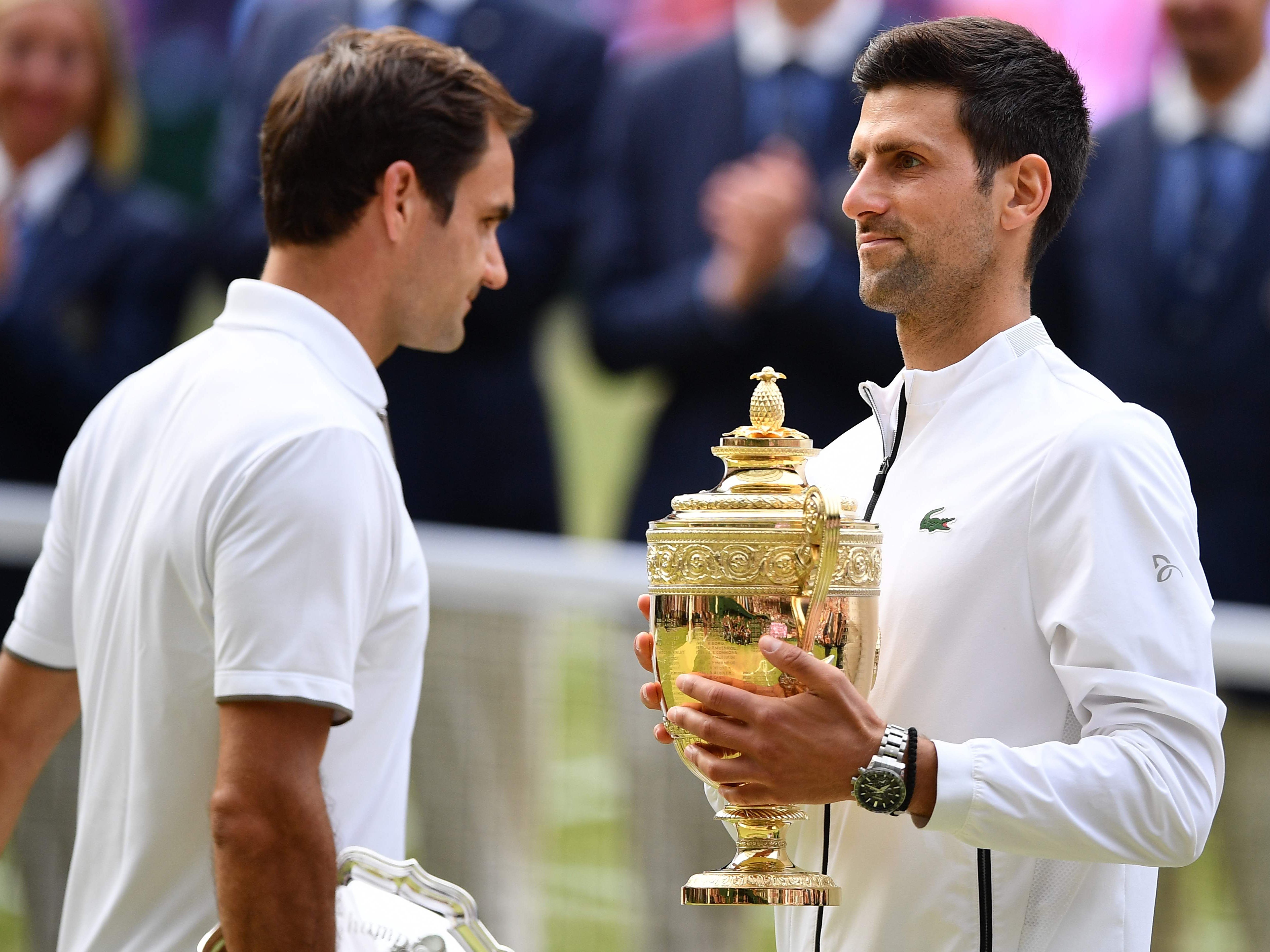 Federer hatte gegen Djokovic das Nachsehen