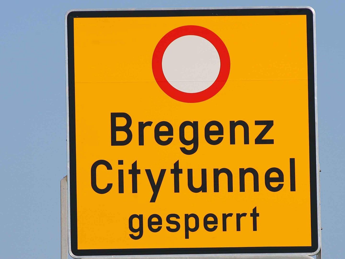 Nach dem Unfall musste der Citytunnel gesperrt werden.