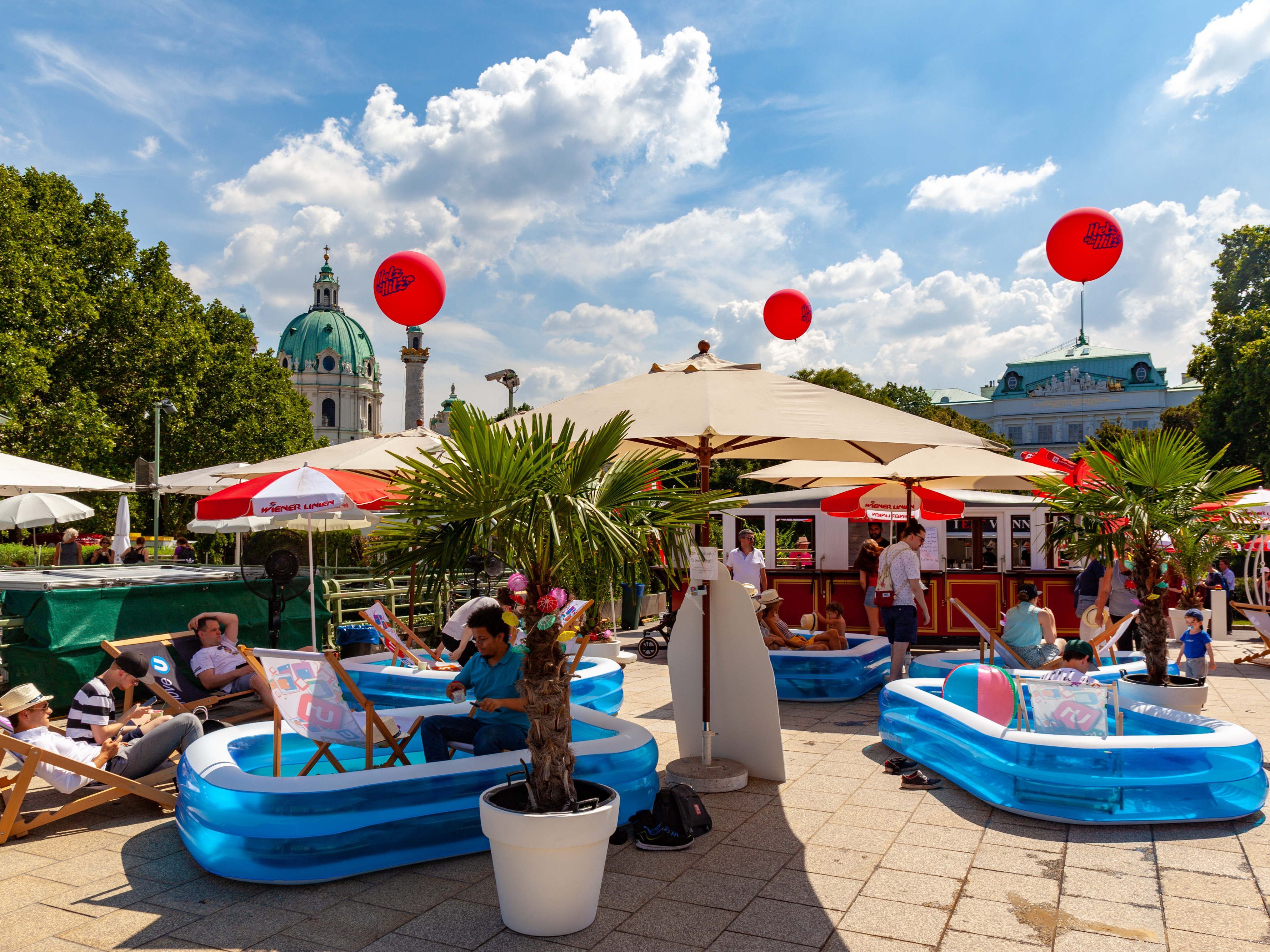 Am 2. und 3. August gibt es am Karlsplatz wieder "Hetz in da Hitz". Am 2. und 3. August gibt es am Karlsplatz wieder "Hetz in da Hitz".