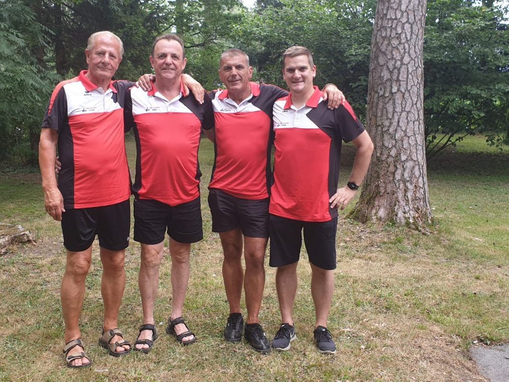 (Arnold Voltolini, Obmann Josef Gruber, Raimund Walch und Vinzenz Zech) (Arnold Voltolini, Obmann Josef Gruber, Raimund Walch und Vinzenz Zech)