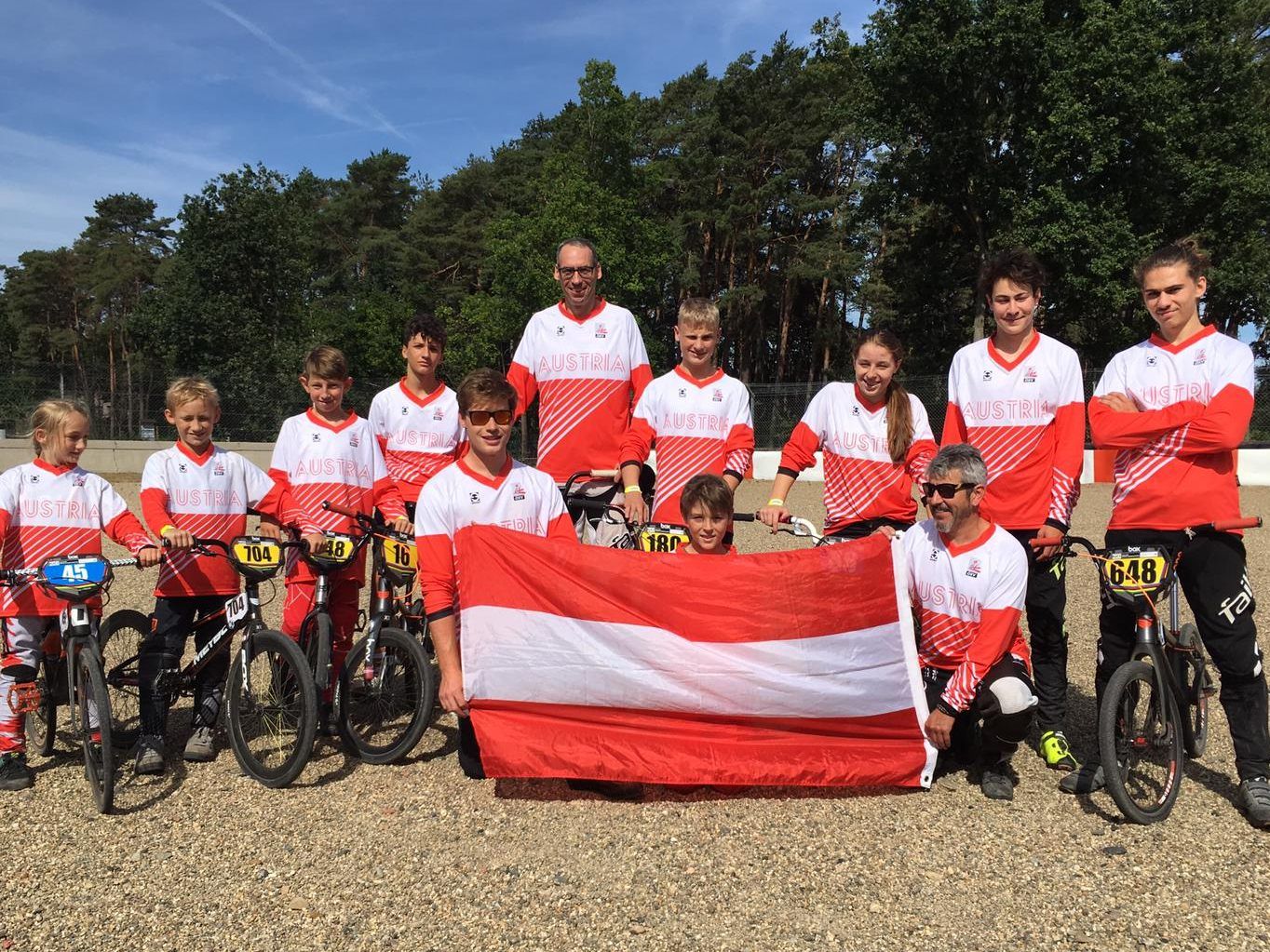 Das Bludenzer Team in Zolder Das Bludenzer Team in Zolder