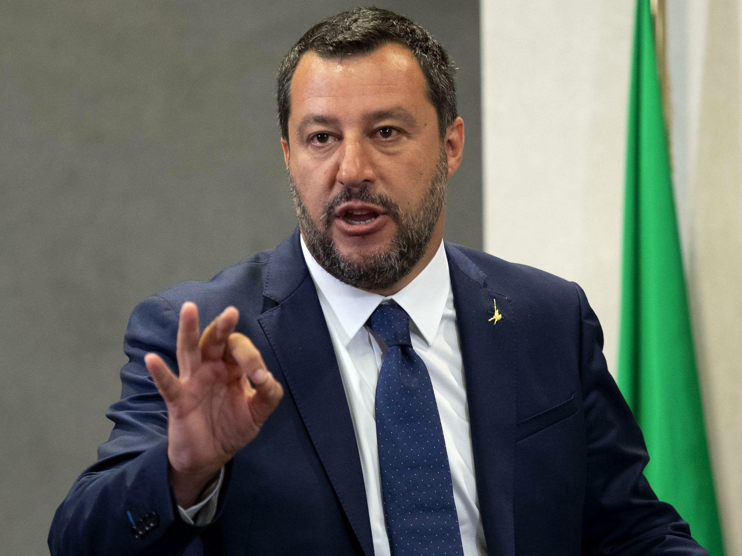 Der italienische Innenminister Matteo Salvini