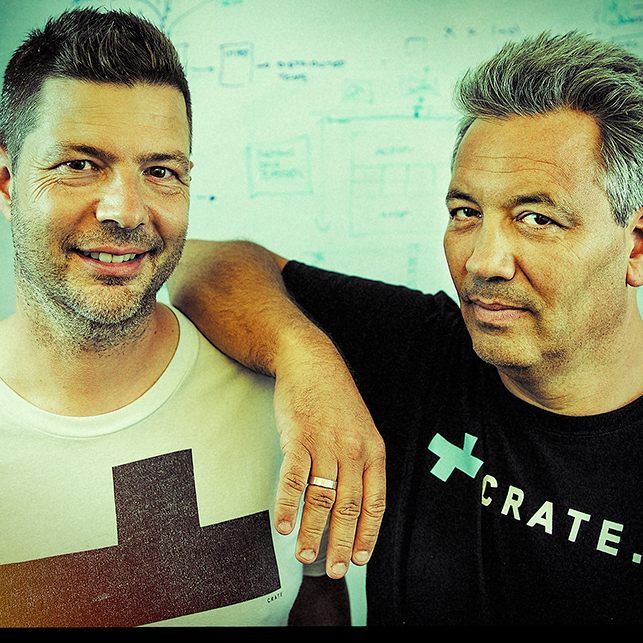Jodok Batlogg (links) und Christian Lutz, die beiden Gründer von Crate.io