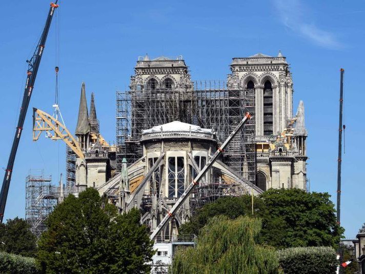 Ein topaktuelles Bild der mächtigen Kathedrale