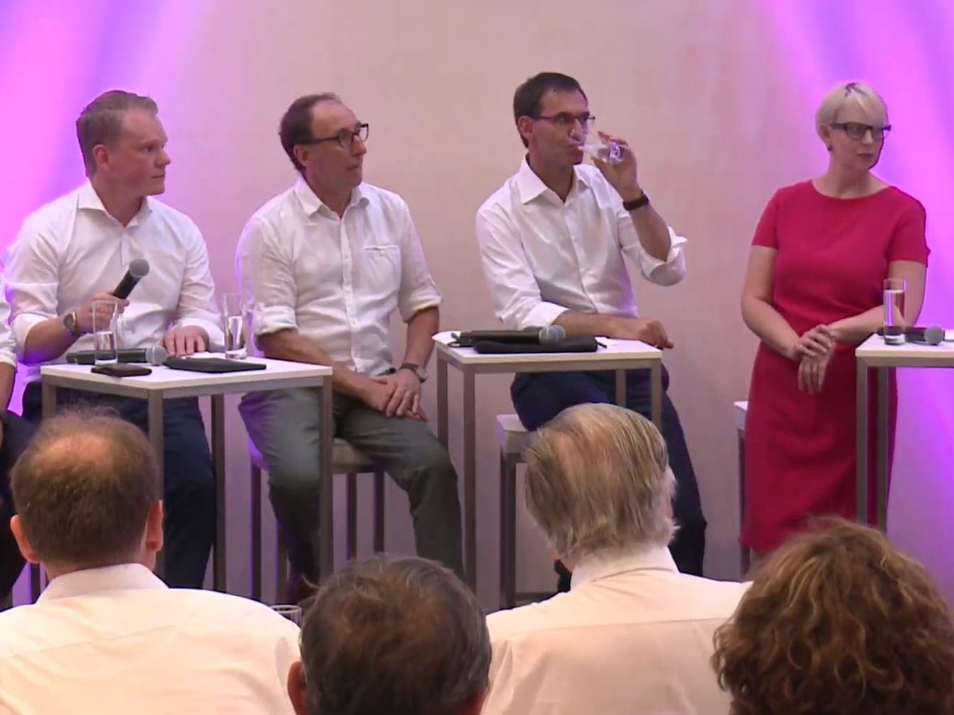 Die erste Elefantenrunde vor der Landtagswahl 2019 in Vorarlberg.