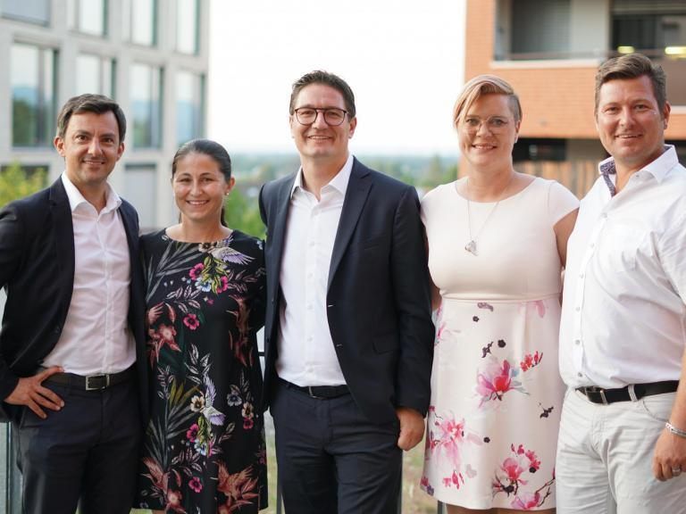 Rendi-Wagner über Einwallner (Bildmitte): "Er ist die beste Wahl für Vorarlberg"