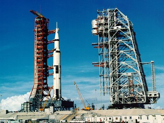 111 Meter Höhe und 2,8 Mio. Kilogramm - Saturn V.