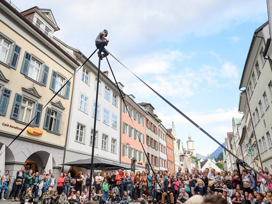 Wunderbares Spektaktel: Gauklerfest in Feldkirch.