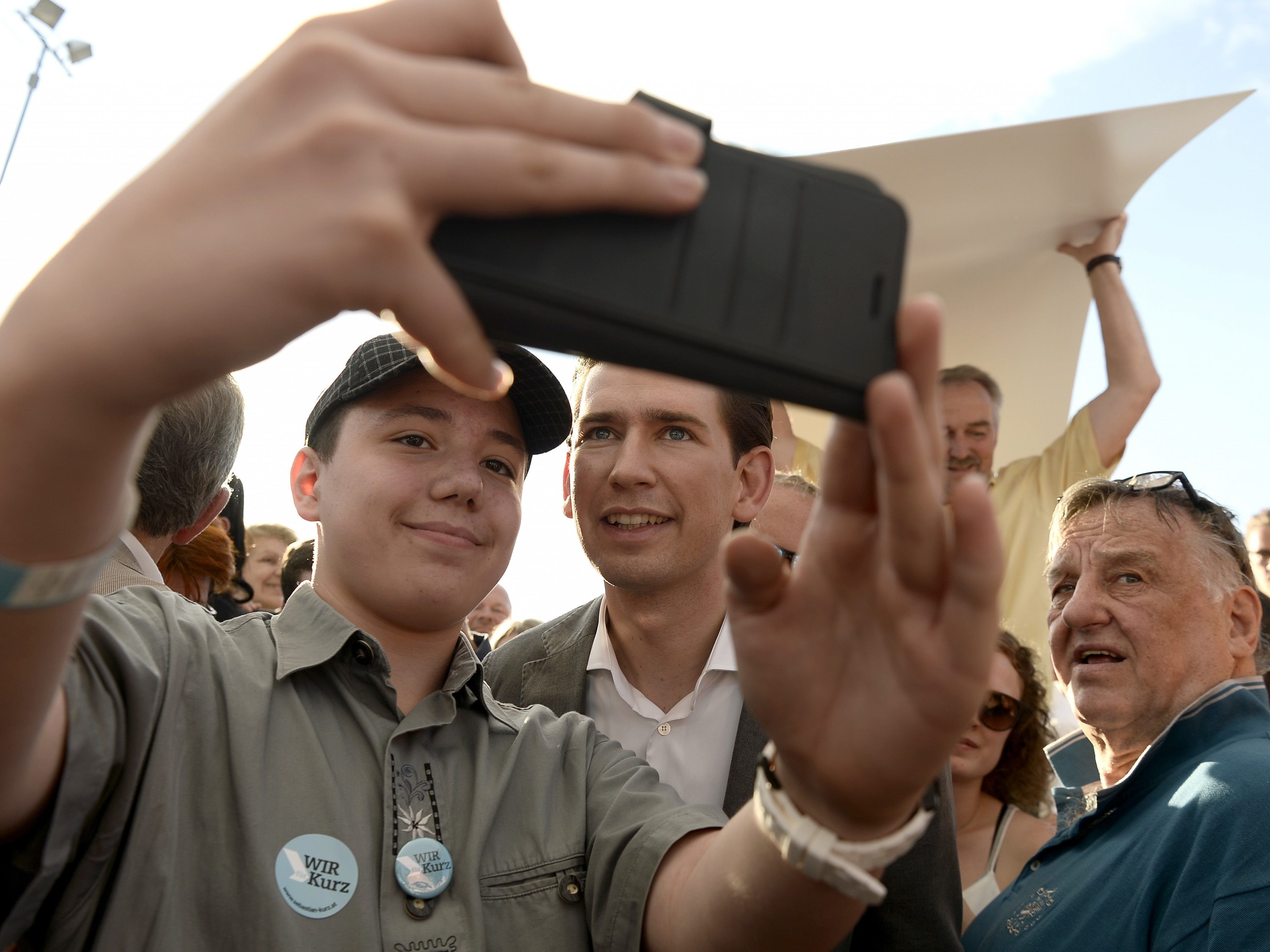 "Wir für Kurz" war der Titel der Veranstaltung.