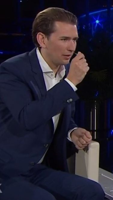 Sebastian Kurz bei "Talk im Hangar 7 Spezial".