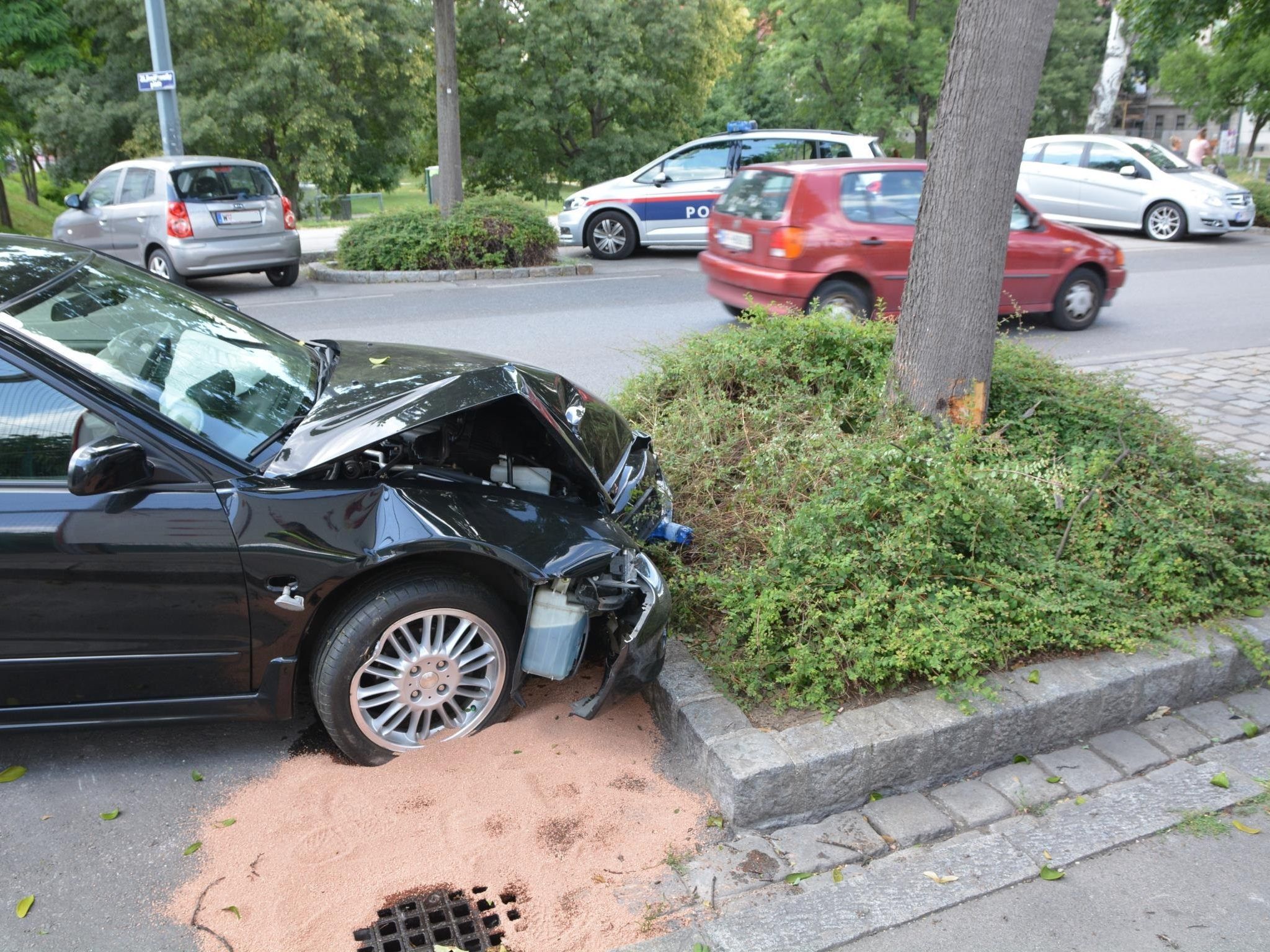 Das Auto des 87-Jährigen wurde schwer beschädigt.