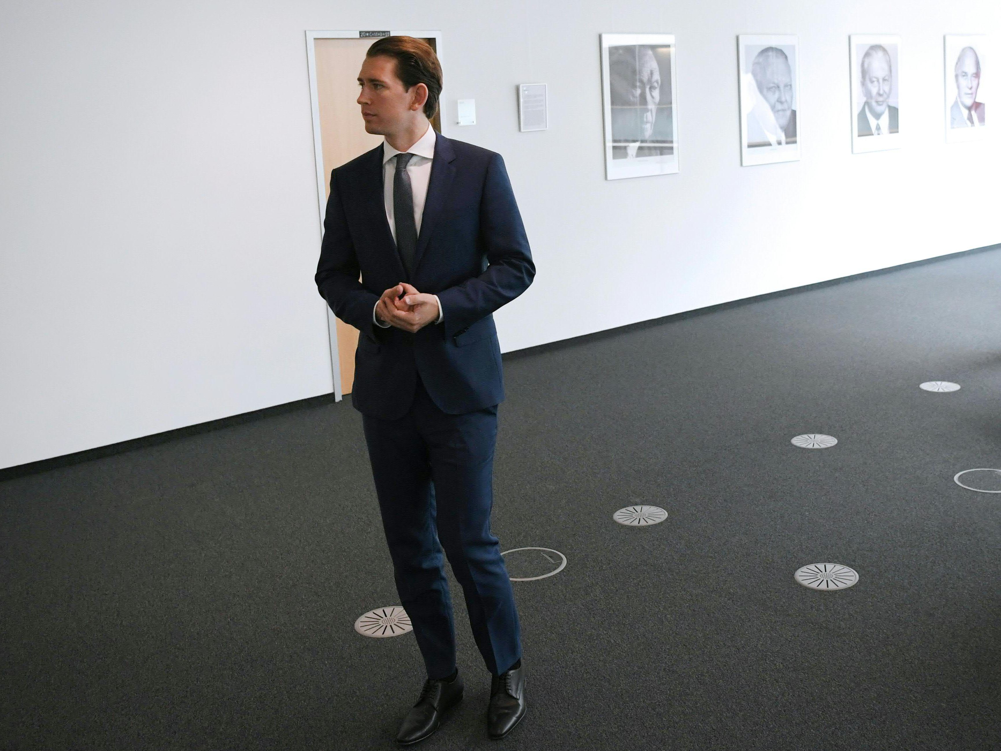 Die Umfragewerte für Sebastian Kurz sind seit den letzten Wochen wie eingemauert.