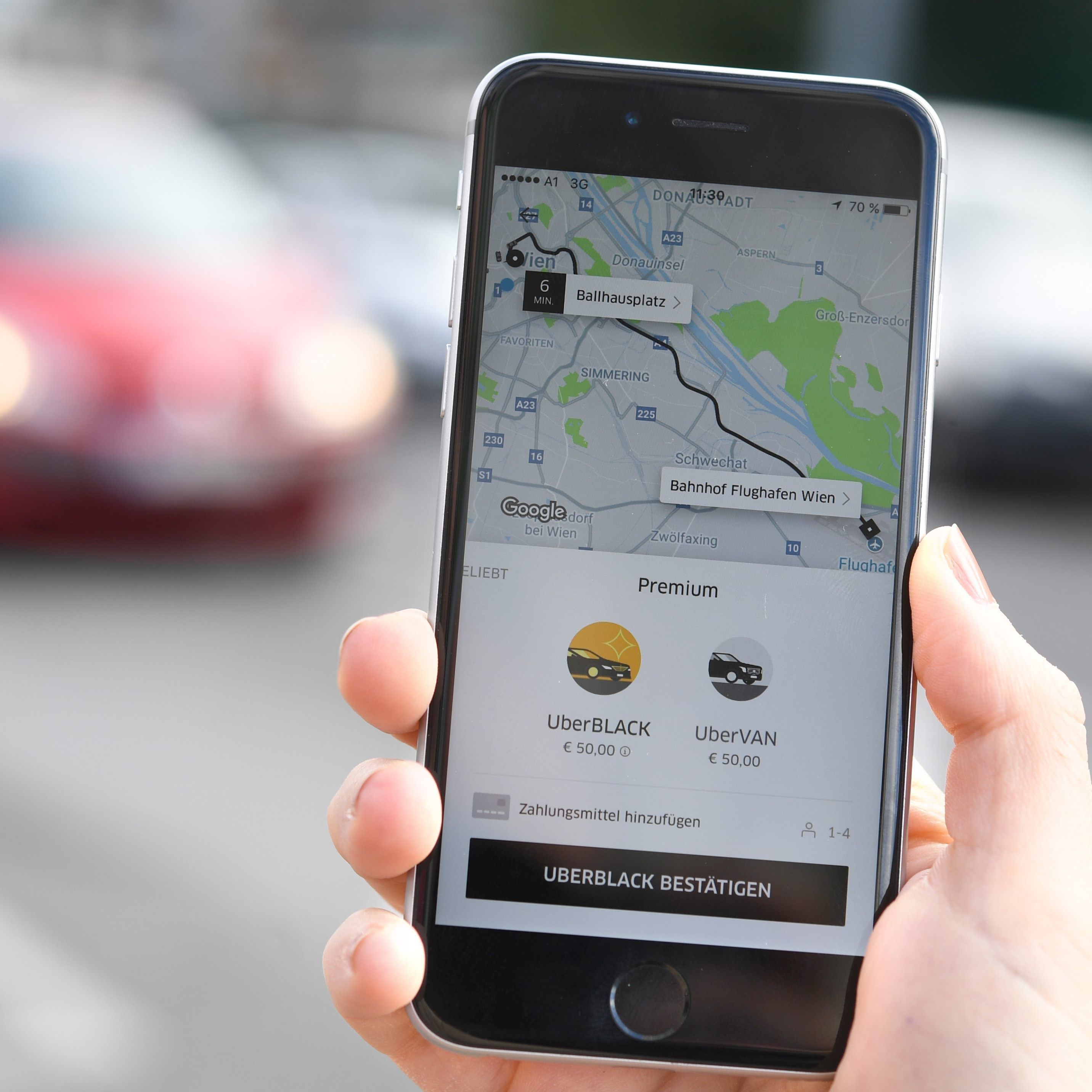 Uber droht mit einem Rückzug aus Wien.