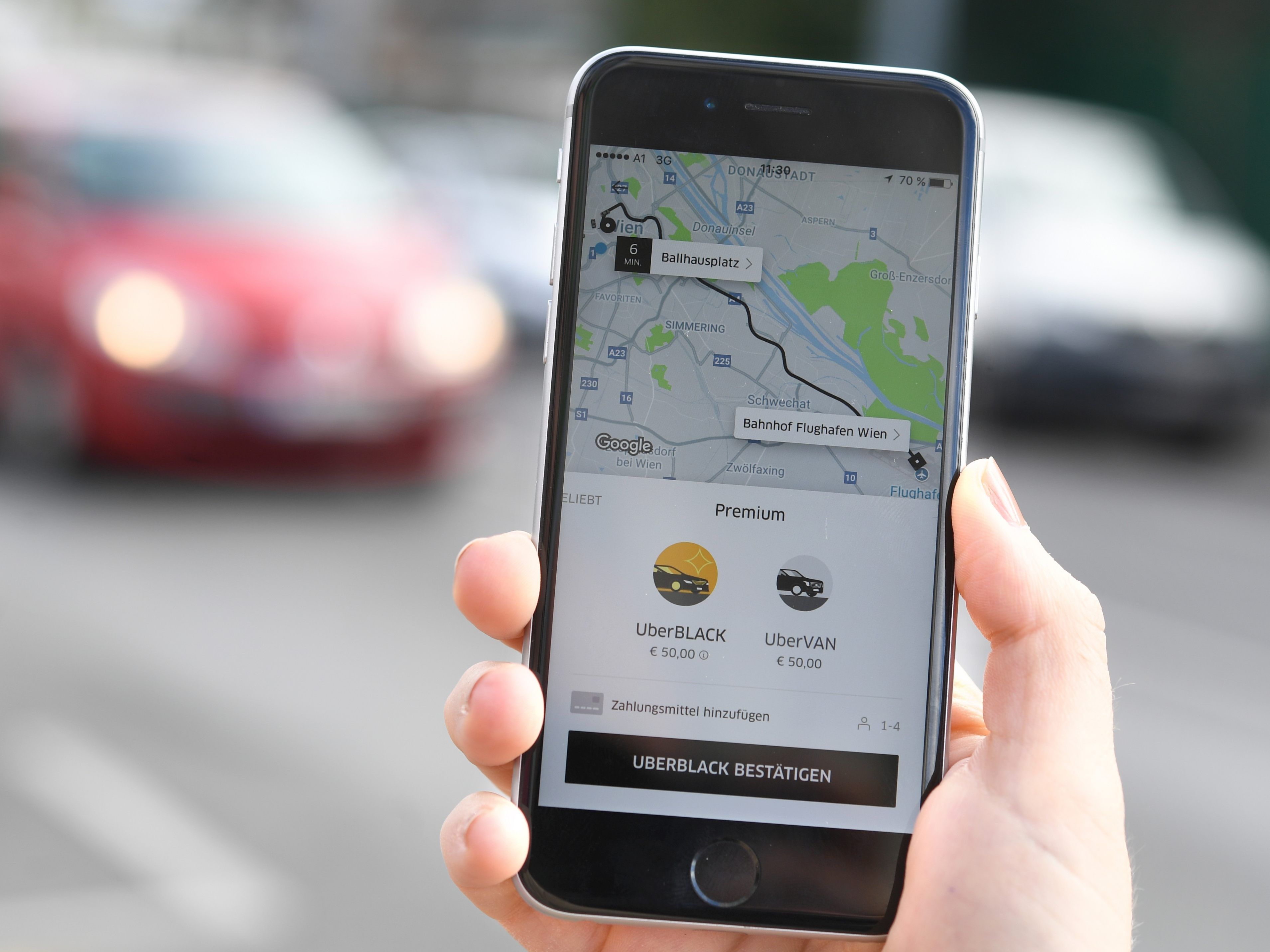 Uber droht mit einem Rückzug aus Wien. Uber droht mit einem Rückzug aus Wien.