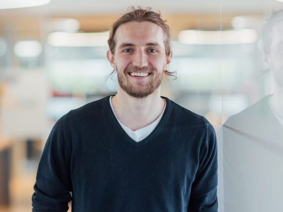 Tim Mittelberger plant heute, in wirtschaftlich guten Zeiten, mit den Mitarbeitern die Zukunft.