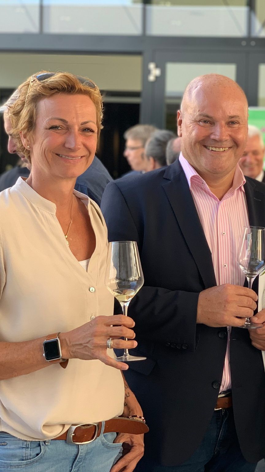 Sabine Springer und Boris Gehrer (Pfanner) mit zwei Gästen aus Niederösterreich.