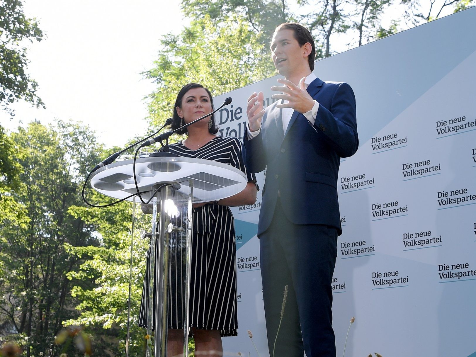 Köstinger und Kurz sind auf den erstn beiden Plätzen der Bundesliste.